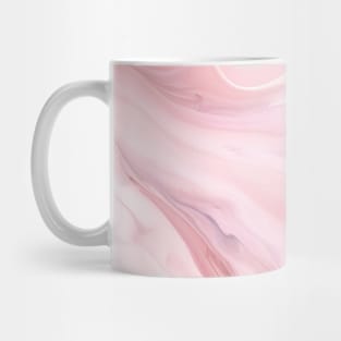 Pink Blush Abstract Swirl Mug